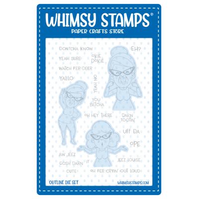 Whimsy Stamps Outlines Die Set - Dontcha Know